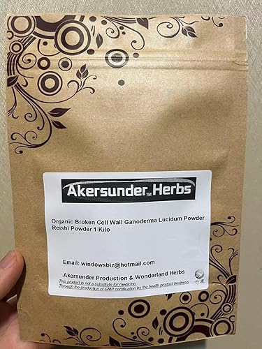 Miniatura 6 de Polvo roto orgánico de Reishi del polvo de Ganoderma Lucidum de la pared celular 2.2 lbs