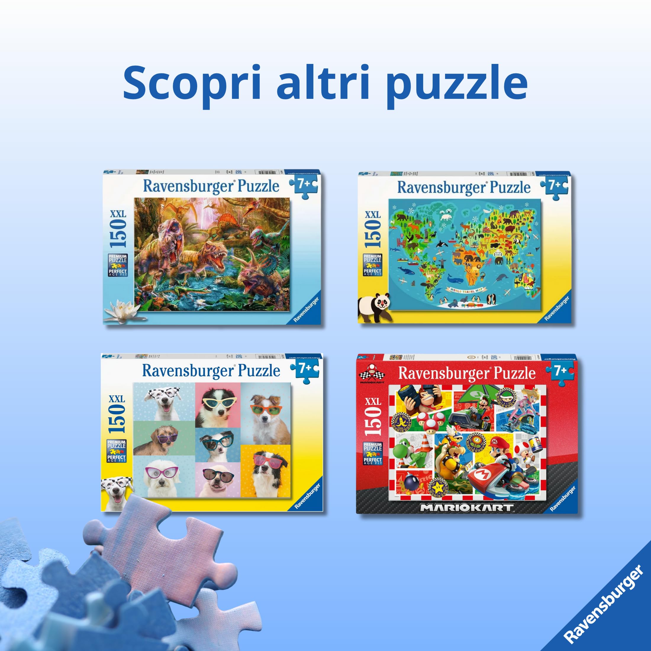 Ravensburger Puzzle Enfant 150 Pièces XXL - Savane Colorée - Dès 7 Ans - Motricité Et Concentration