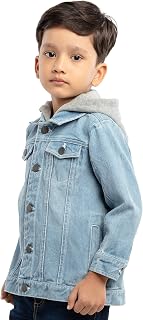 Under Fourteen Only Trendy Boys Jacket Fashionable & Comfortable Warm Casual Jacket for Kids Soft Fabric Perfect for Winter, Outdoor Adventures, Sports & Everyday Wear