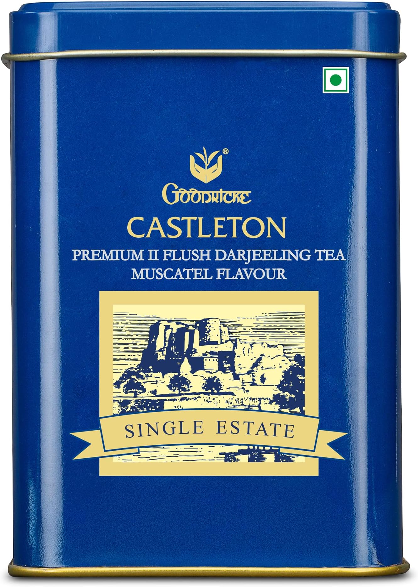 Goodricke Castleton Muscatel Darjeeling Tea 100g | Premium Single Estate Whole Leaf | Loose Leaf Black Chai | Muscatel is a Taste note | Exclusive Tea