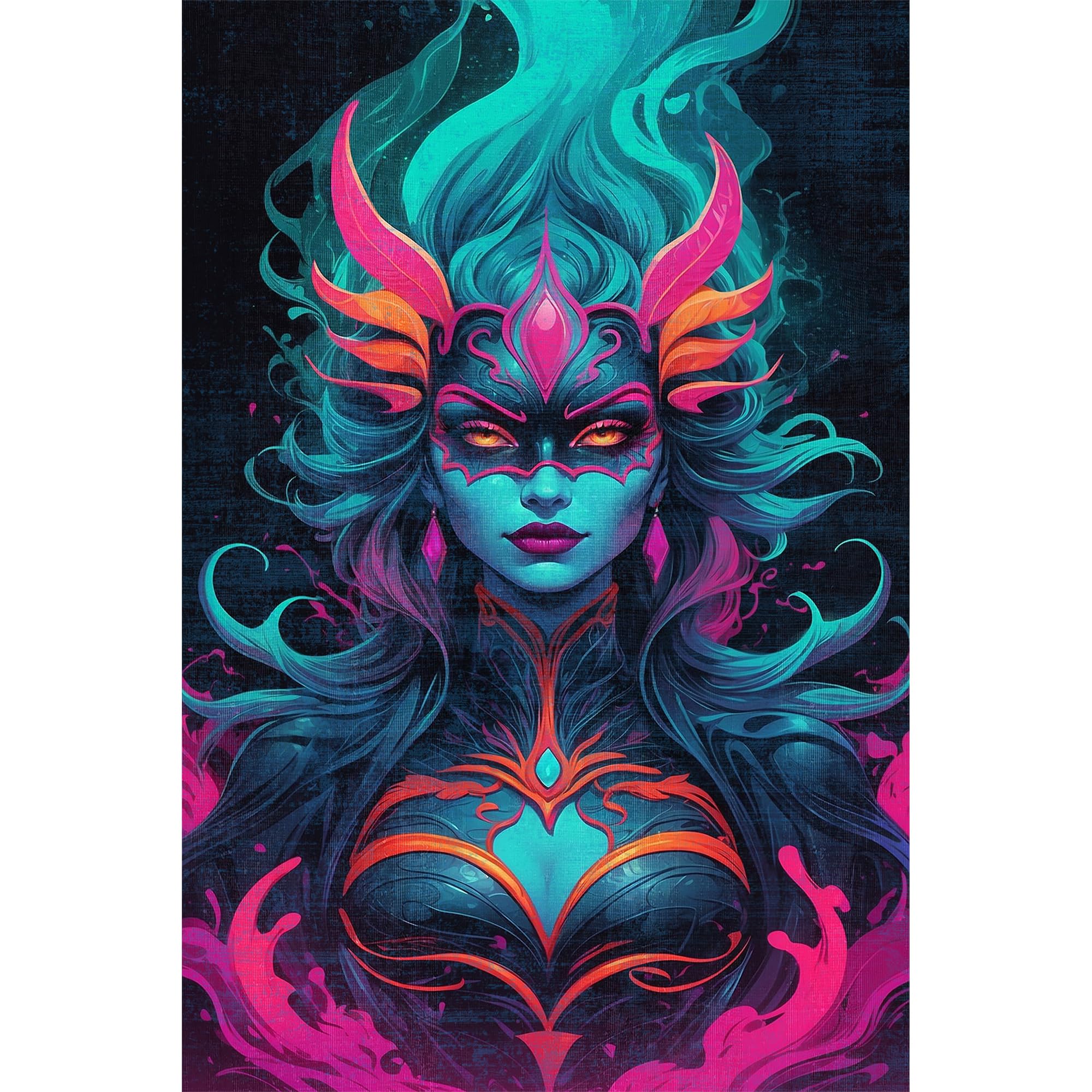 Depoba Vamps Kadife Oyuncu Odası Halısı Kaymaz Pamuk Tabanlı Yıkanabilir Antibakteriyel Gamer, Gaming Halısı 120x180