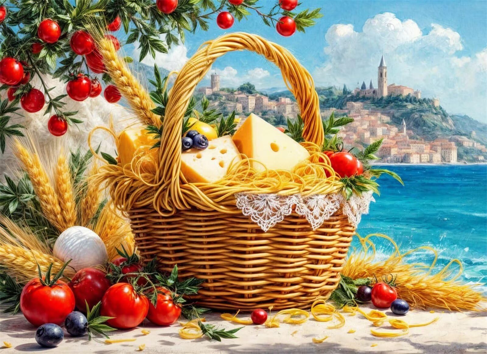 Puzzle 1000 pezzi Costa del Formaggio per Adulti, 75x50cm Puzzle Adulti 1000 pezzi, Giochi Di Puzzle per Tutta La Famiglia, Un Regalo Festivo per Gli Amici in Una Bella Confezione
