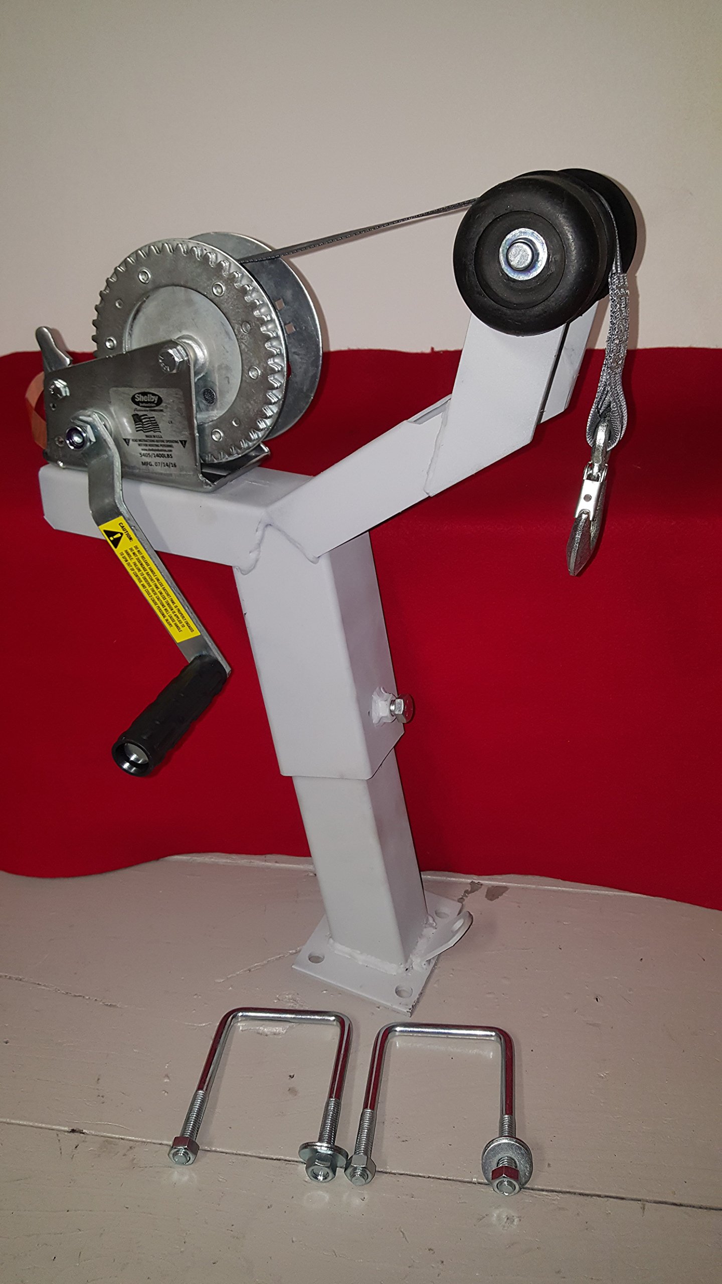 Die-matic Short Nose Adjustable Winch Stand W/ 1400lbs Dutton-Lainson Winch