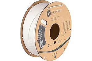 PolyLite ABS 3D Printer Filament: Strong, Durable & Heat-Resistant ABS Filament 1.75mm, 1kg White