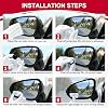 Espejo de punto ciego para auto LivTee, espejo convexo de vidrio HD sin marco para punto ciego, espejos de vista trasera de ángulo amplio para SUV, camionetas y RV - Accesorios para auto 7