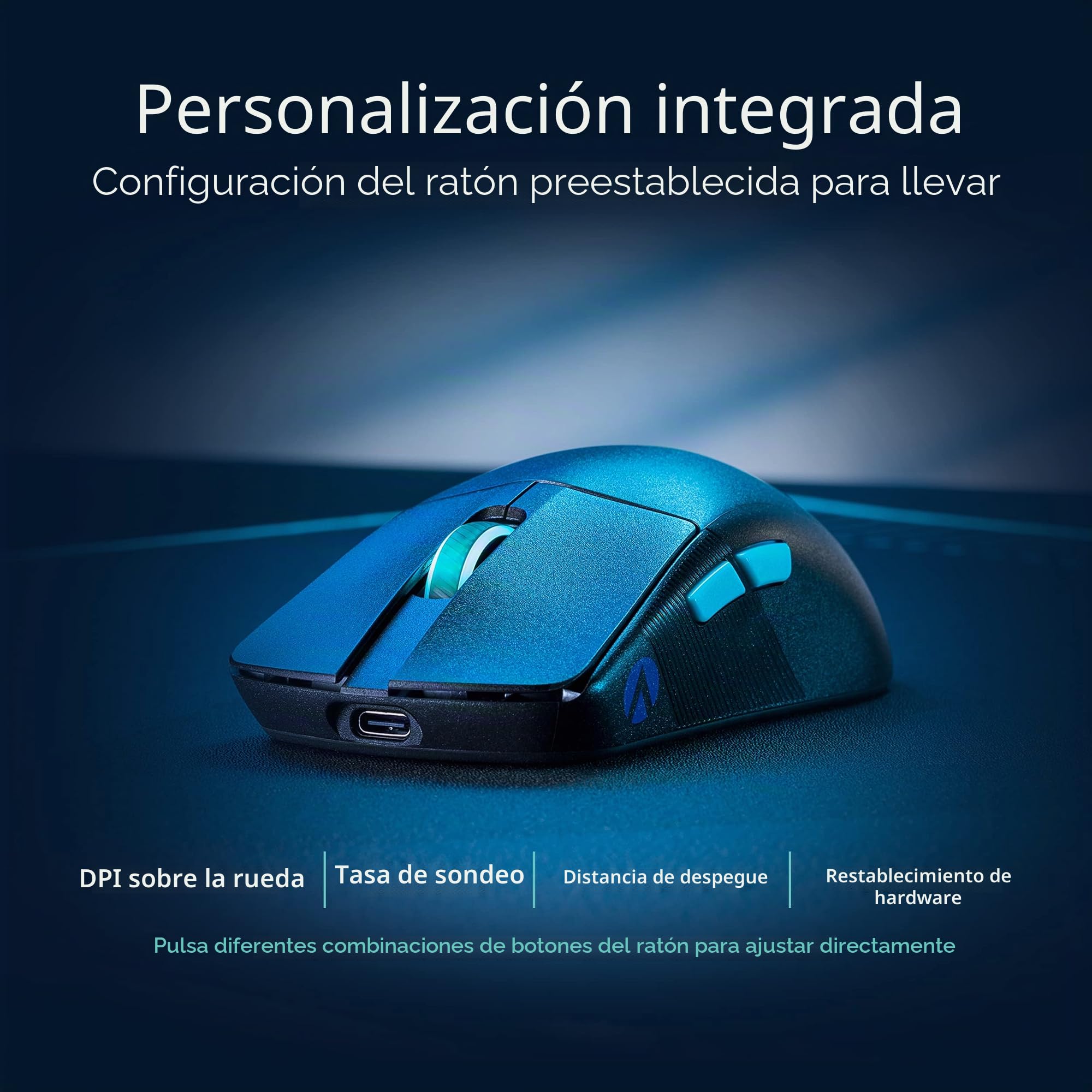 ASUS ROG Harpe Ace Aim Lab Edition - Ratón Gaming para Esports - Negro
