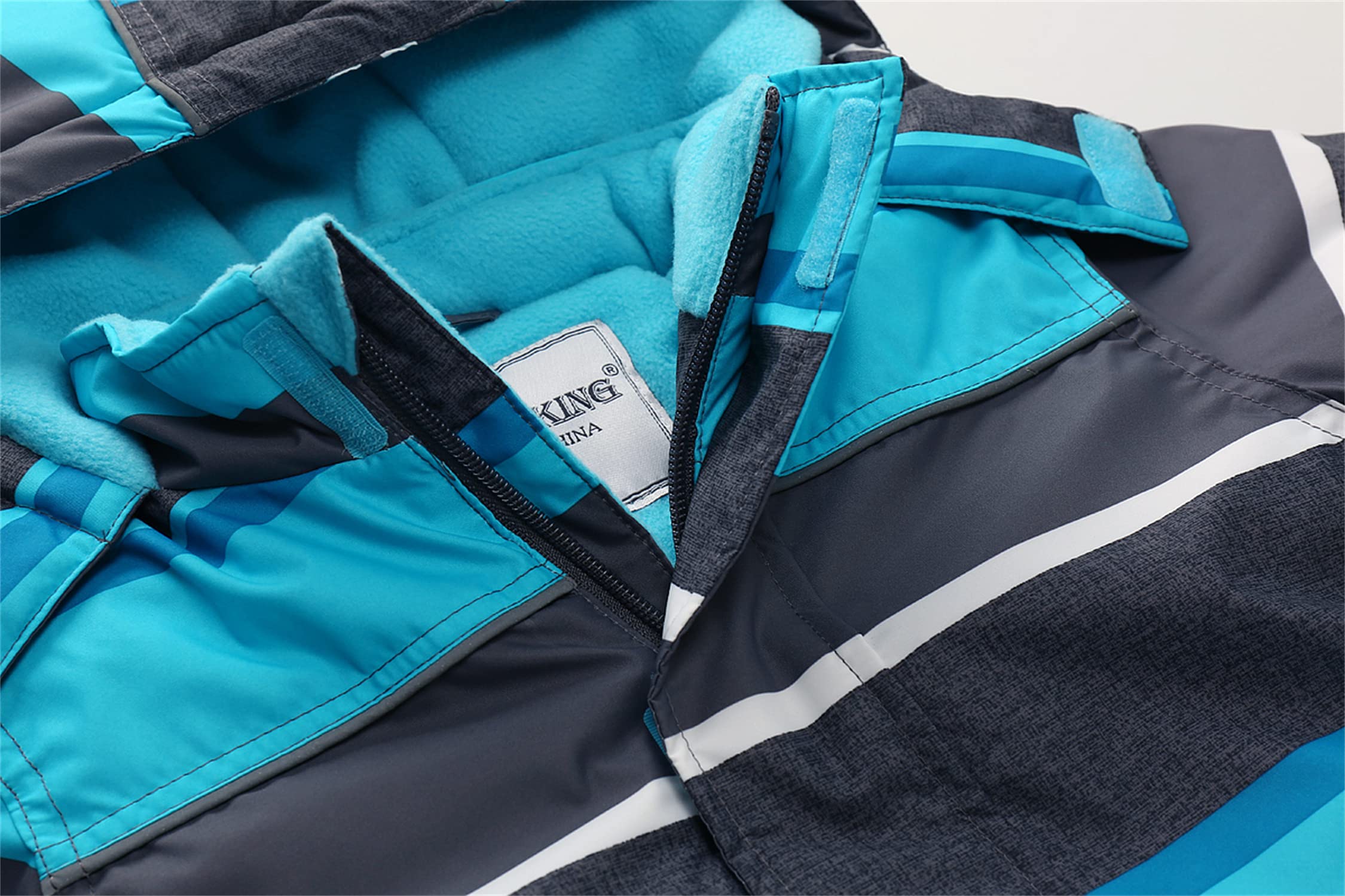 Chaqueta de Esquí Cálido para Niño Impermeable Abrigos de Invierno Chica Exteriores Antiviento Parka de Montaña de Senderismo Niño Deportiva Chaquetas de Snowboard Cazadora Nieve Niña 3-14 Años