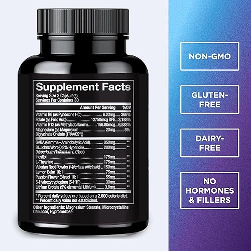 Miniatura 3 de Dr. Emil Nutrition EZ Doze - Ayuda para dormir natural vegana con raíz de valeriana, GABA y 5HTP - Pastillas para dormir extra fuertes para adultos,