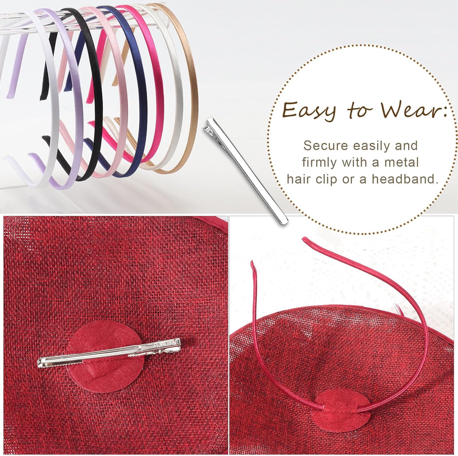 DRESHOW Fascinators Hats for Women Tea Party Hat Vintage Derby Pillbox Kentucky Hat Church Cocktail Headwear - Image 5