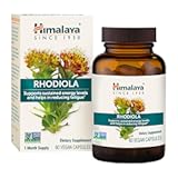 Himalaya Rhodiola Rosea - Herbal Energy Supplements for Supporting Stress Relief, Energy, and Exercise Endurance - Vegan, Gluten Free, 250 mg, 60 Capsules