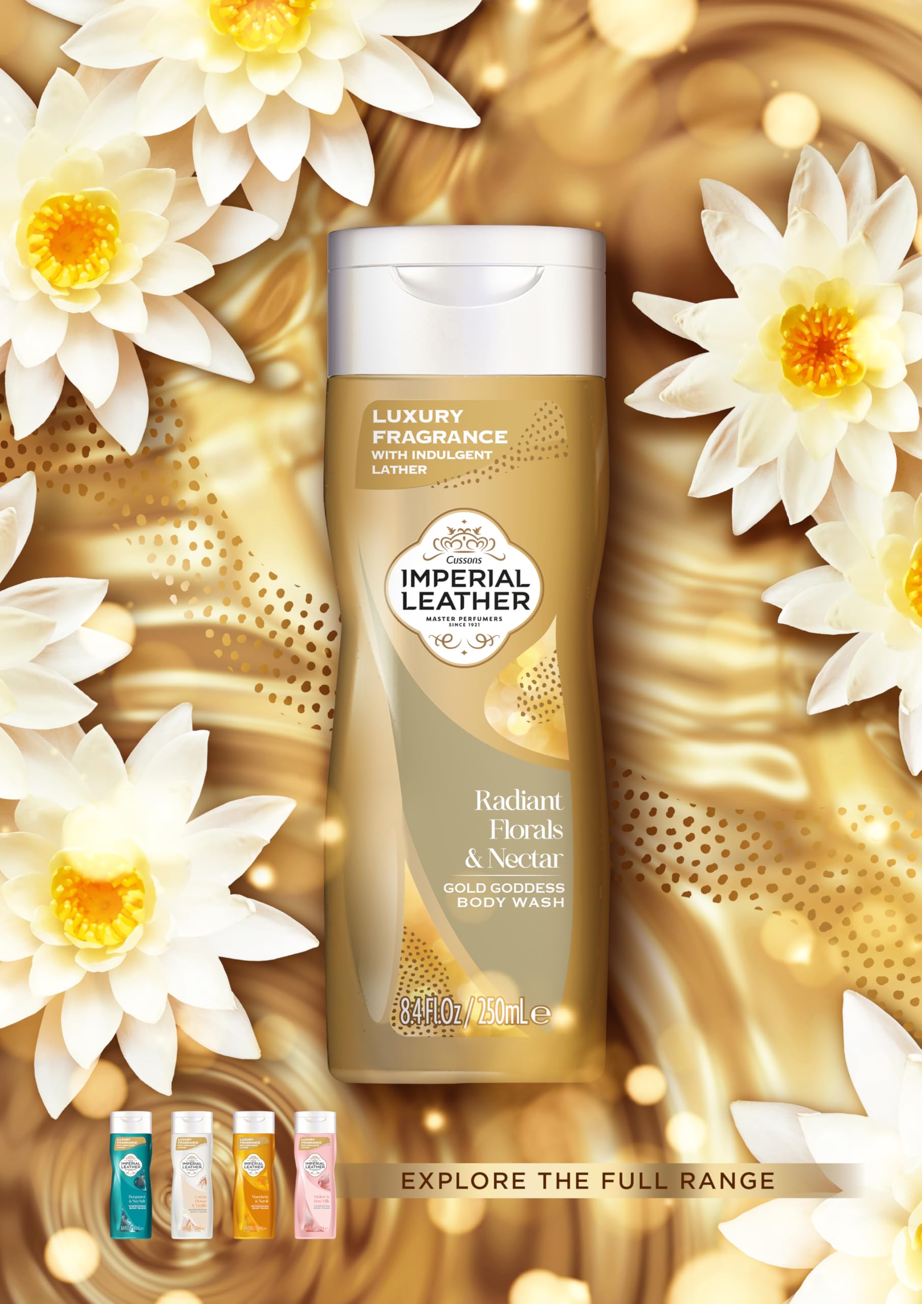 Imperial Leather Radiant Florals & Nectar Body Wash Shower Gel, 250 ml (Pack of 6) - Image 3