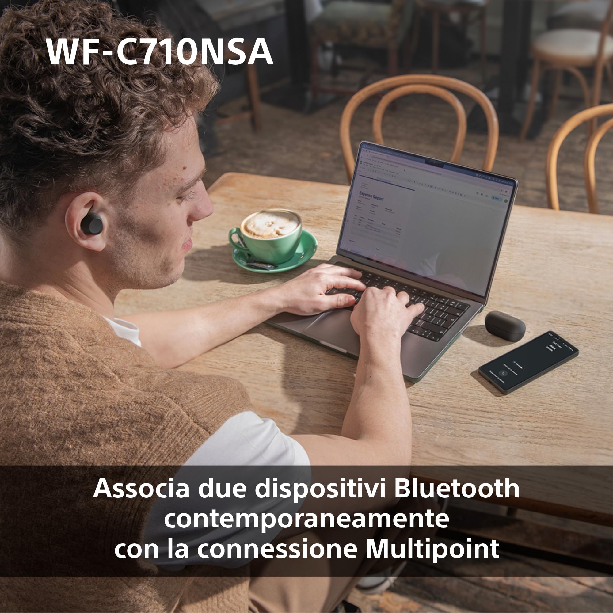 Sony WF-C710N Auricolari Wireless con Cancellazione del Rumore — immagine 7 di 16