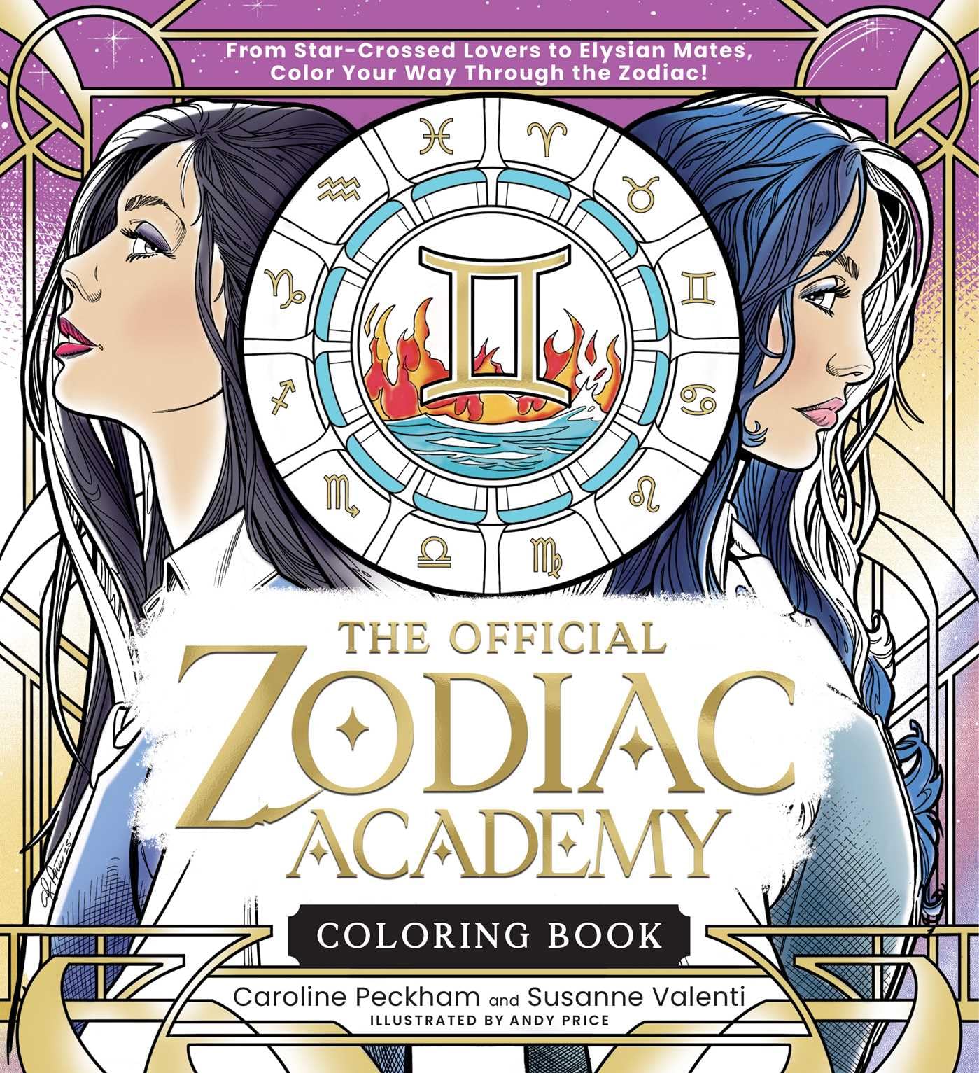 The Official Zodiac Academy Coloring Book: From Star-Crossed Lovers to Elysian Mates, Color Your Way Through the Zodiac!