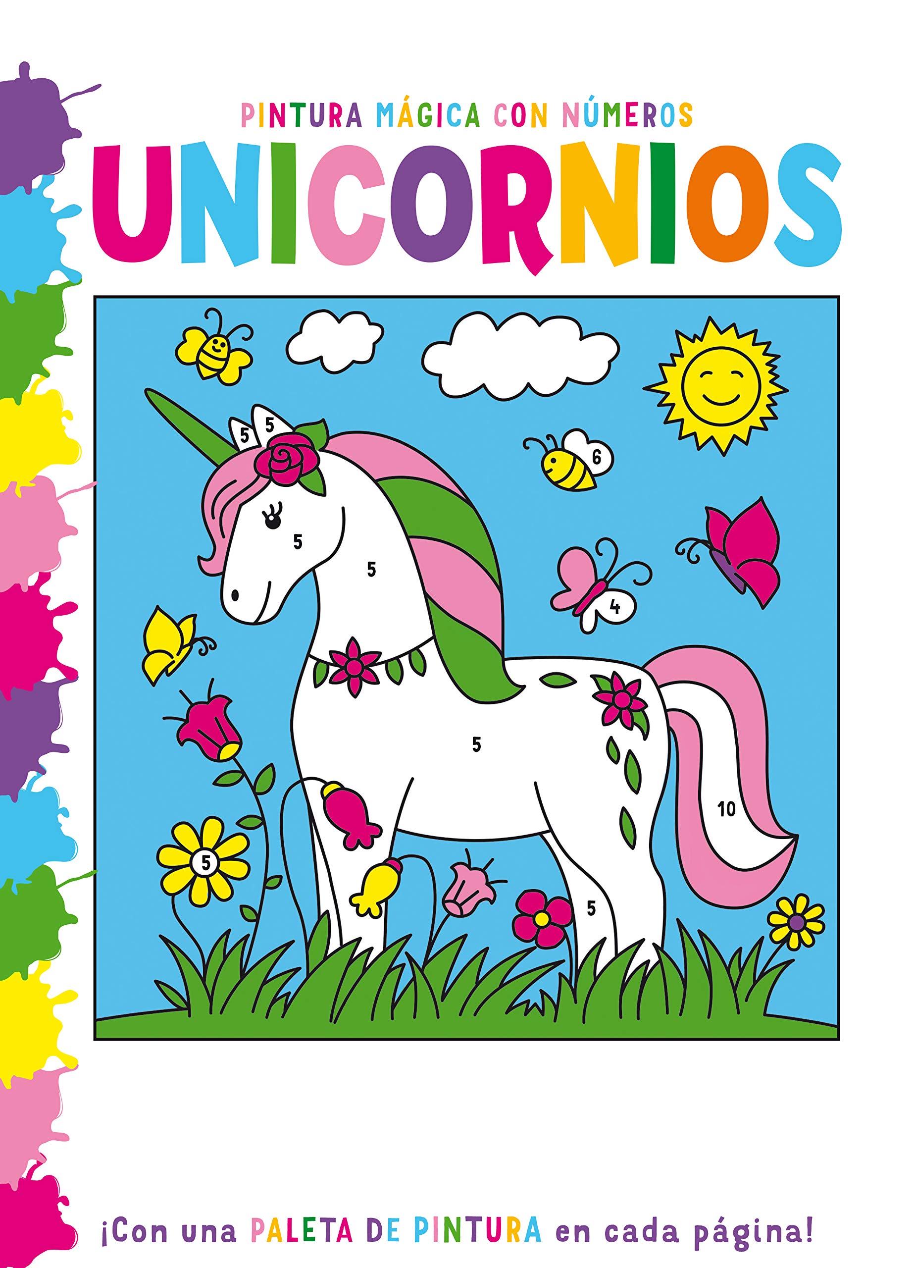 PINTURA MÁGICA CON NÚMEROS: UNICORNIOS