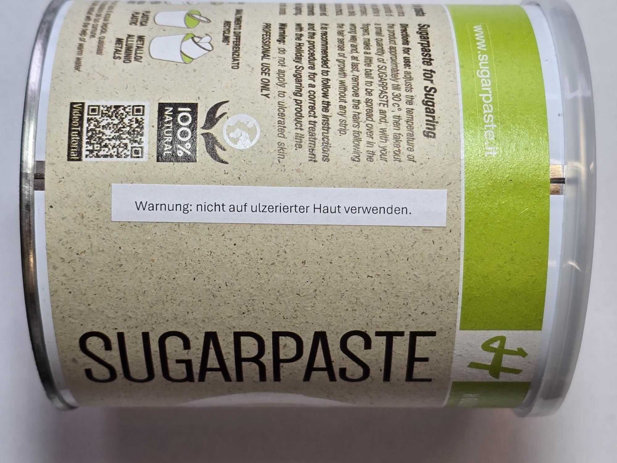 Zuckerpasten Delicate Soft Soft 2 x 1 kg Sugaring die effektive langfristige Haarentfernung ohne Vliesstreifen mit der Flicking Technik
