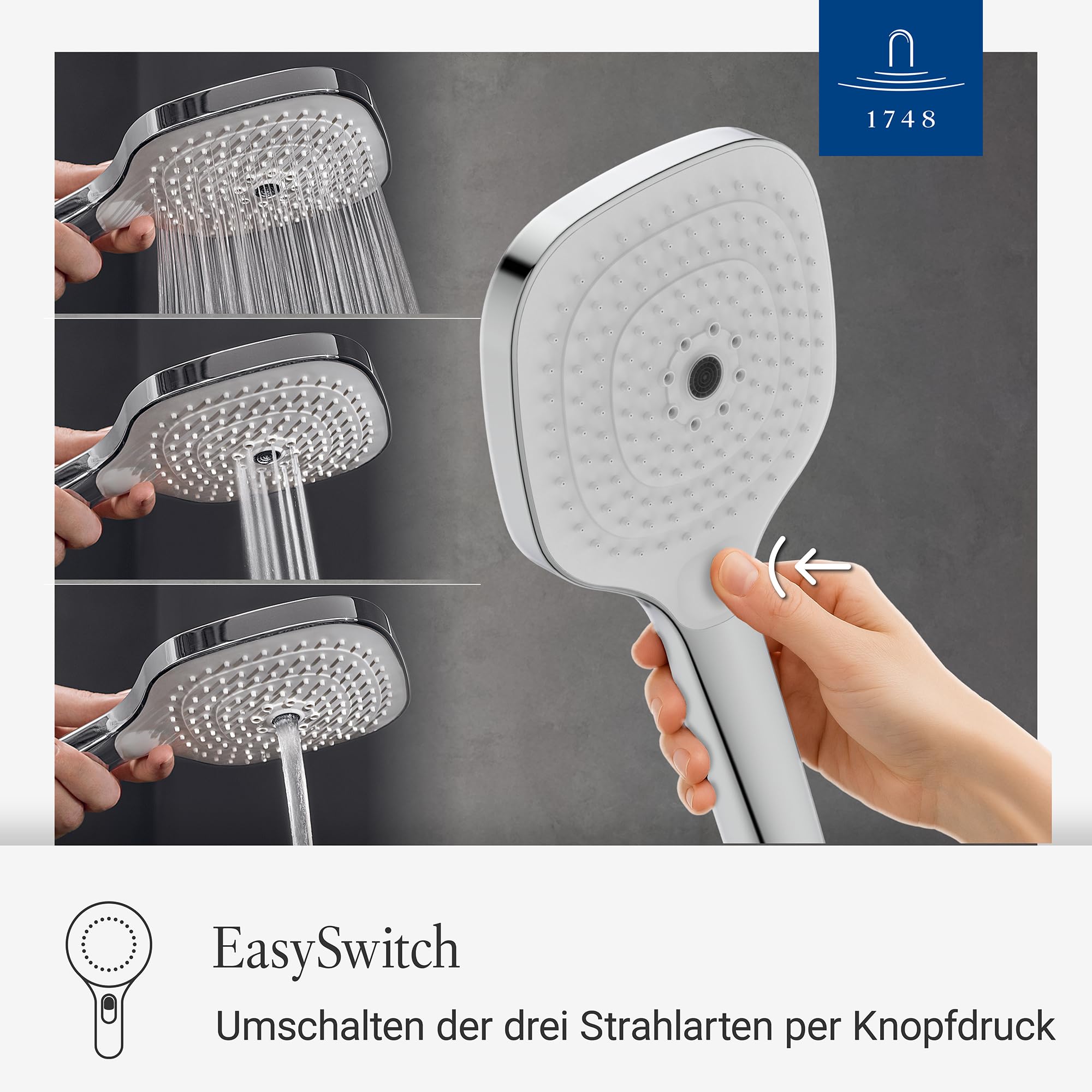 Villeroy & Boch Elody Duschkopf – Chrom
