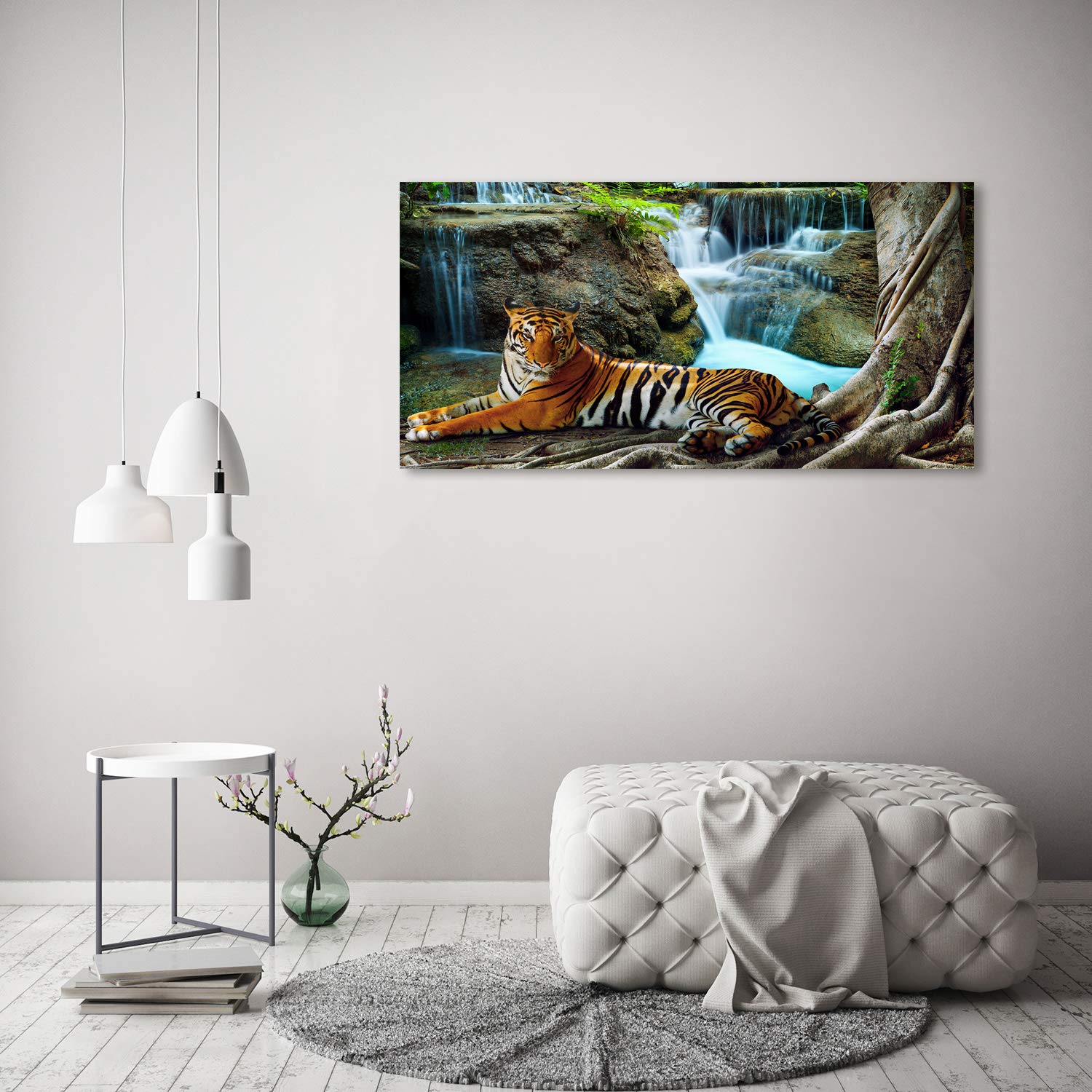 Tulup - Schilderijen op glas - 120x60 - Schilderij - Muurdecoratie