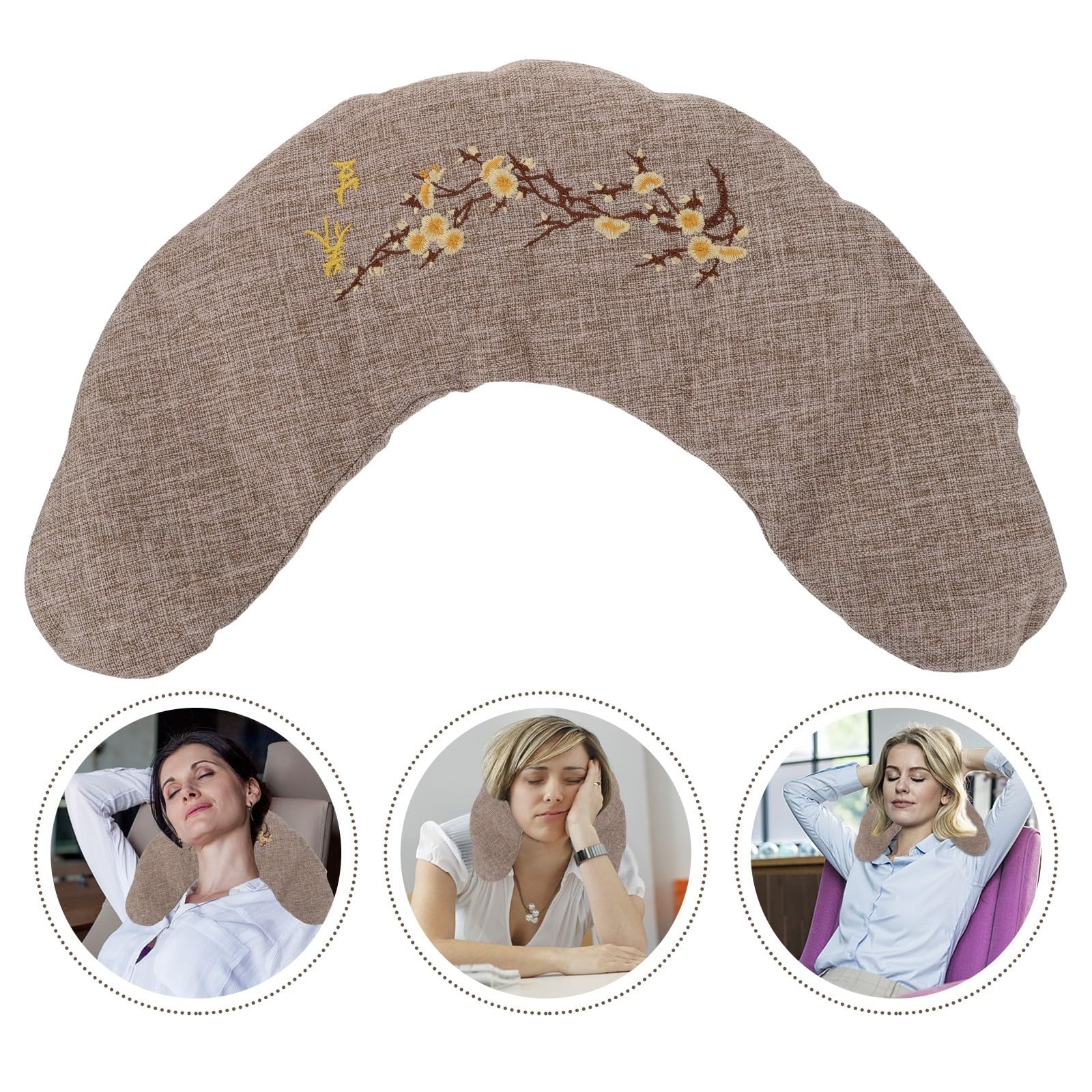 Schmerzlinderndes Nackenkissen und Ergonomisches Design mit Wärmefunktion aus Stoff oder Beim für Physiotherapie zum Entspannen der Couch