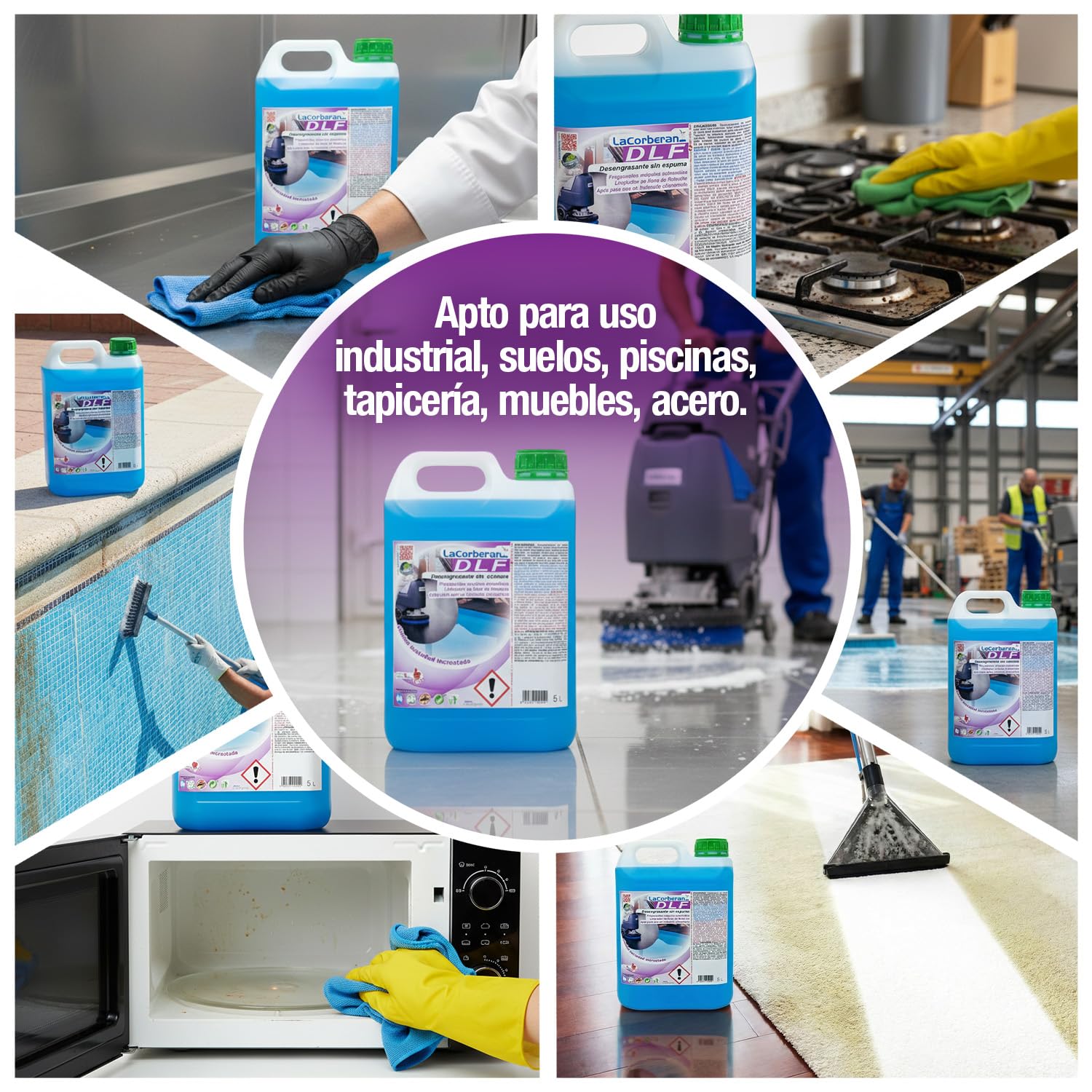 Limpiador Linea De Flotación Piscina 5L - Limpiador Suelo Porcelanico Profesional Y Limpiador Piscinas Sin Espuma Para Bordes Paredes Liner Poliester Y Superficies Pintadas (3)