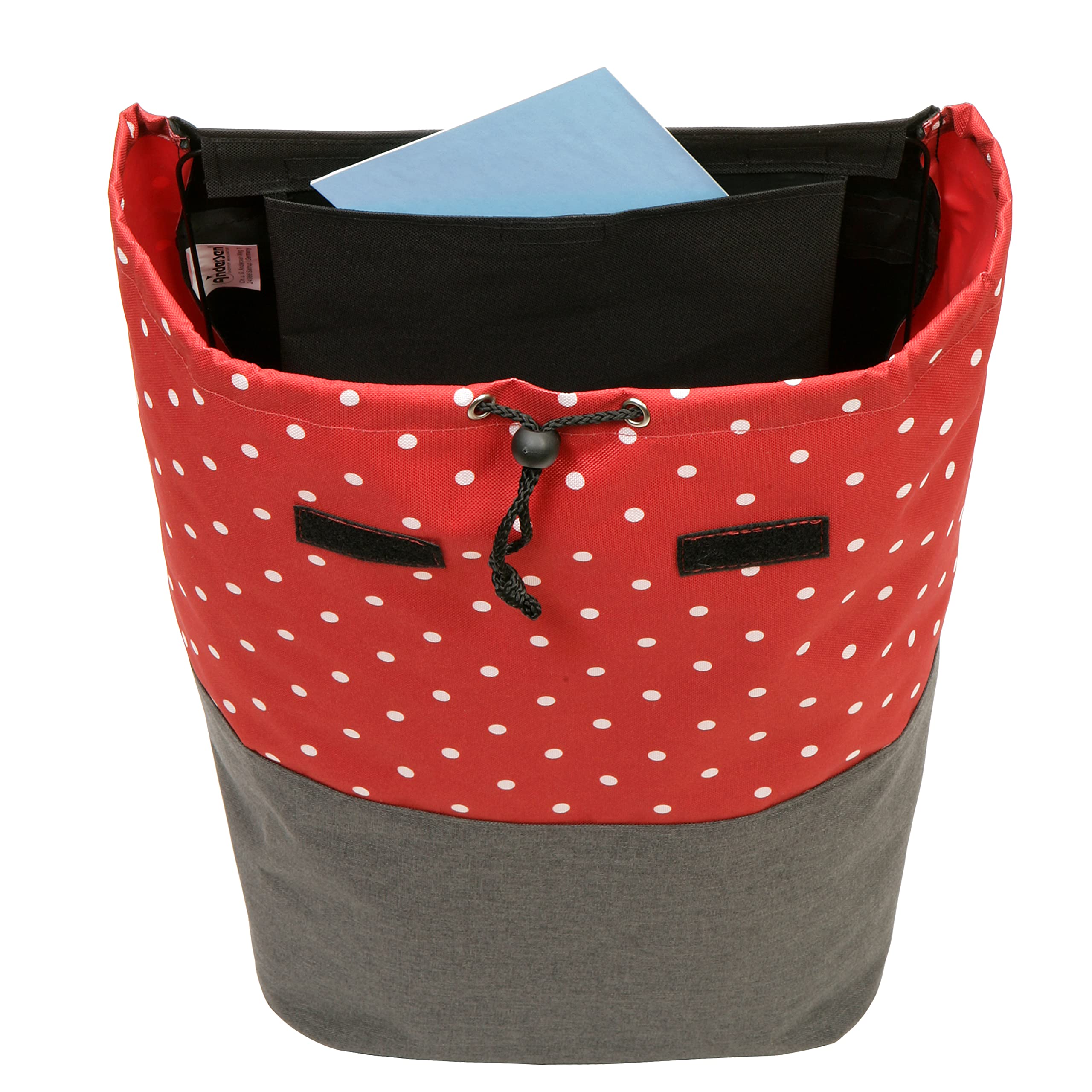 ANDERSEN Einkaufstrolley - Treppensteiger Scala Shopper Duko rot 36 L Shopping,wasserabweisend, leichtgängig, Räder abnehmbar, Treppensteiger