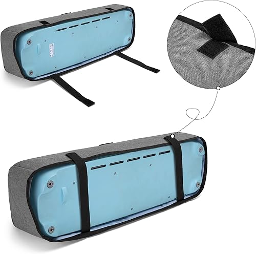 Miniatura 2 de CURMIO Cubierta antipolvo compatible con Cricut Explore Air (Air 2) y Maker, cubierta troquelada con 3 bolsillos traseros para herramientas y