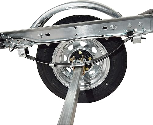 Malone MPG461SRP - Remolque de kayak MicroSport 4 con 4 soportes para kayak, 2 apiladores y neumático de repuesto, capacidad de 20 pies/800 libras,