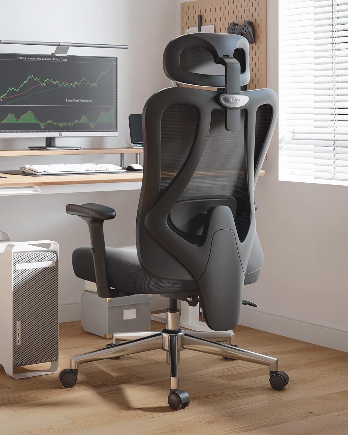 Hbada Ergonomic Office Chair with Adjustable Lumbar Support
