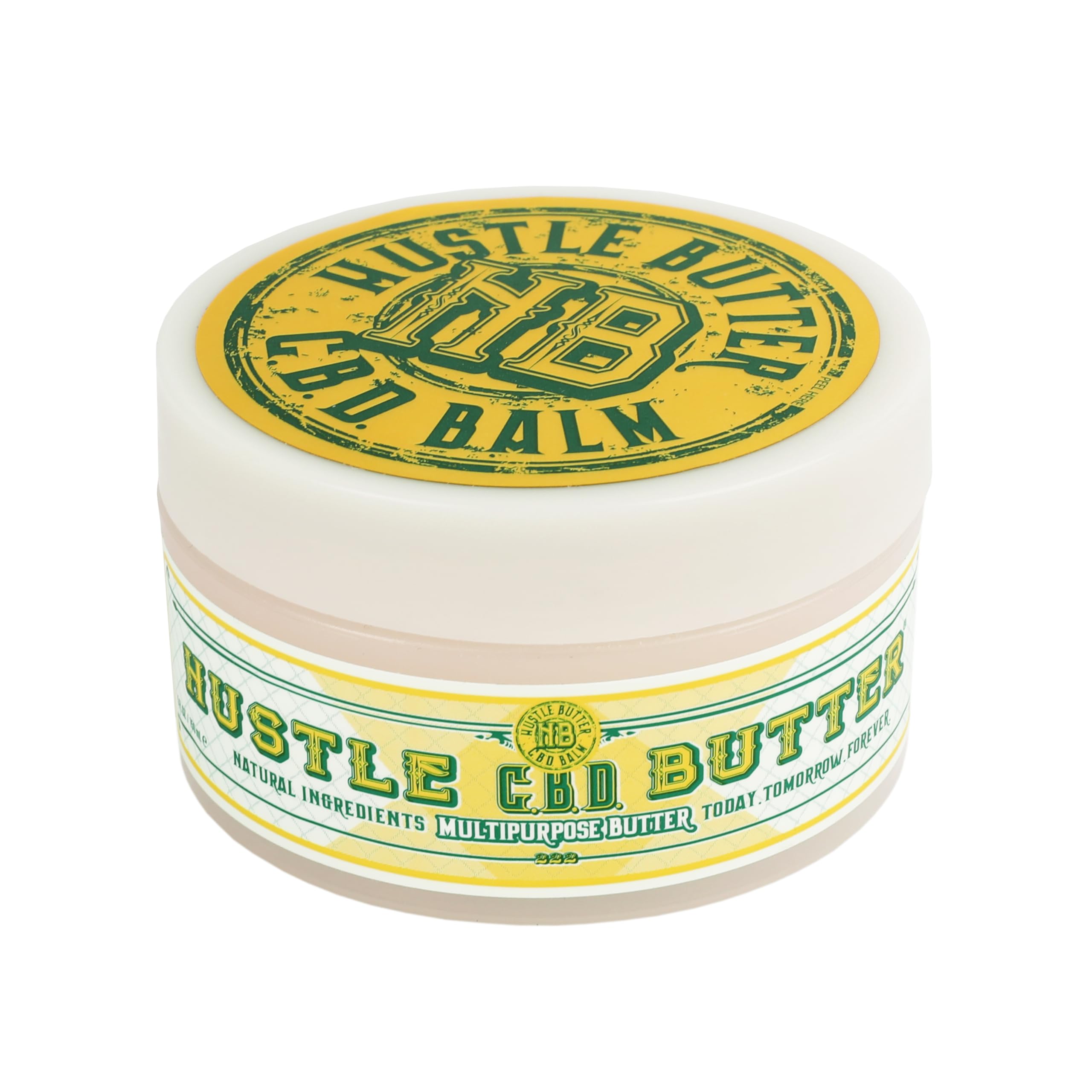Hustle Butter CBD Tattoo Balm 150ml – Vegan CBD Tattoo Cream for Before, During and After Tattoo Sessions - Promotes Skin Healing - Soothes Dry Skin, Aches & Soreness – Organic, Natural, Cruelty Free