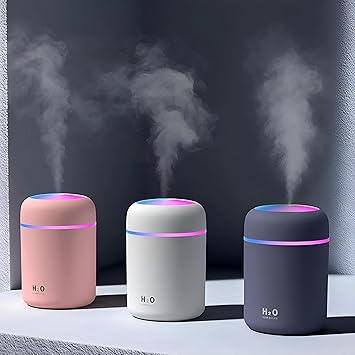 Bare Elixir Cool Mist Humidifier for Room Moisture with Aroma Diffuser - Essential Oil Compatible, Whisper Quiet, 7 -Color Light, Auto Shut-Off - Mist Maker for Home, Office & Bedroom Use - image, photos