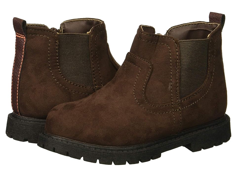 

Carters Cooper 3 (Toddler/Little Kid) (Brown Fabric Suede/PU) Boy's Shoes