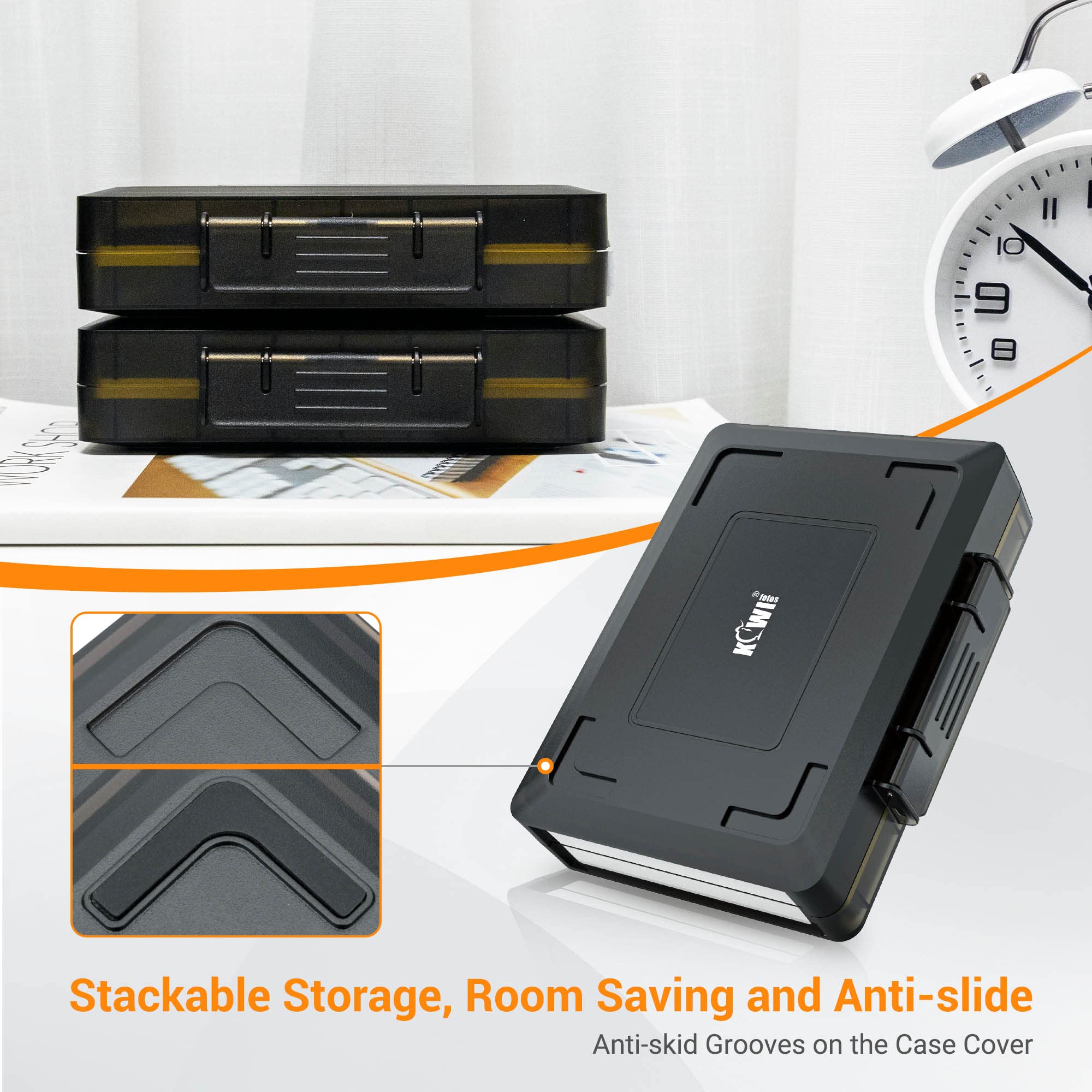 Étui de rangement pour clé USB 16 clés USB A/USB C, 30 cartes mémoire SDHC, SDXC CFexpress Type A avec étiquettes