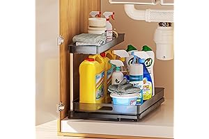 Kitchen Organizers and Storage Under Sink: Delamu Pullout Cabinet Organizers