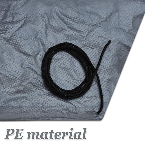 Miniatura 6 de Strong Camel - Cubierta de repuesto para toldo de garaje de 10 x 20 pies, cubierta con bolas (solo la funda, el marco no está incluido), color