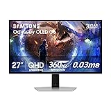 Samsung 27” Odyssey OLED G6 (G60SD) Series Gaming Monitor with QHD & QD-OLED, 360Hz 0.03ms, AMD FreeSync Premium Pro, Anti-Glare, Sleek Design, Cooling System, 3 Year Warranty, LS27DG602SNXZA 360 hz
