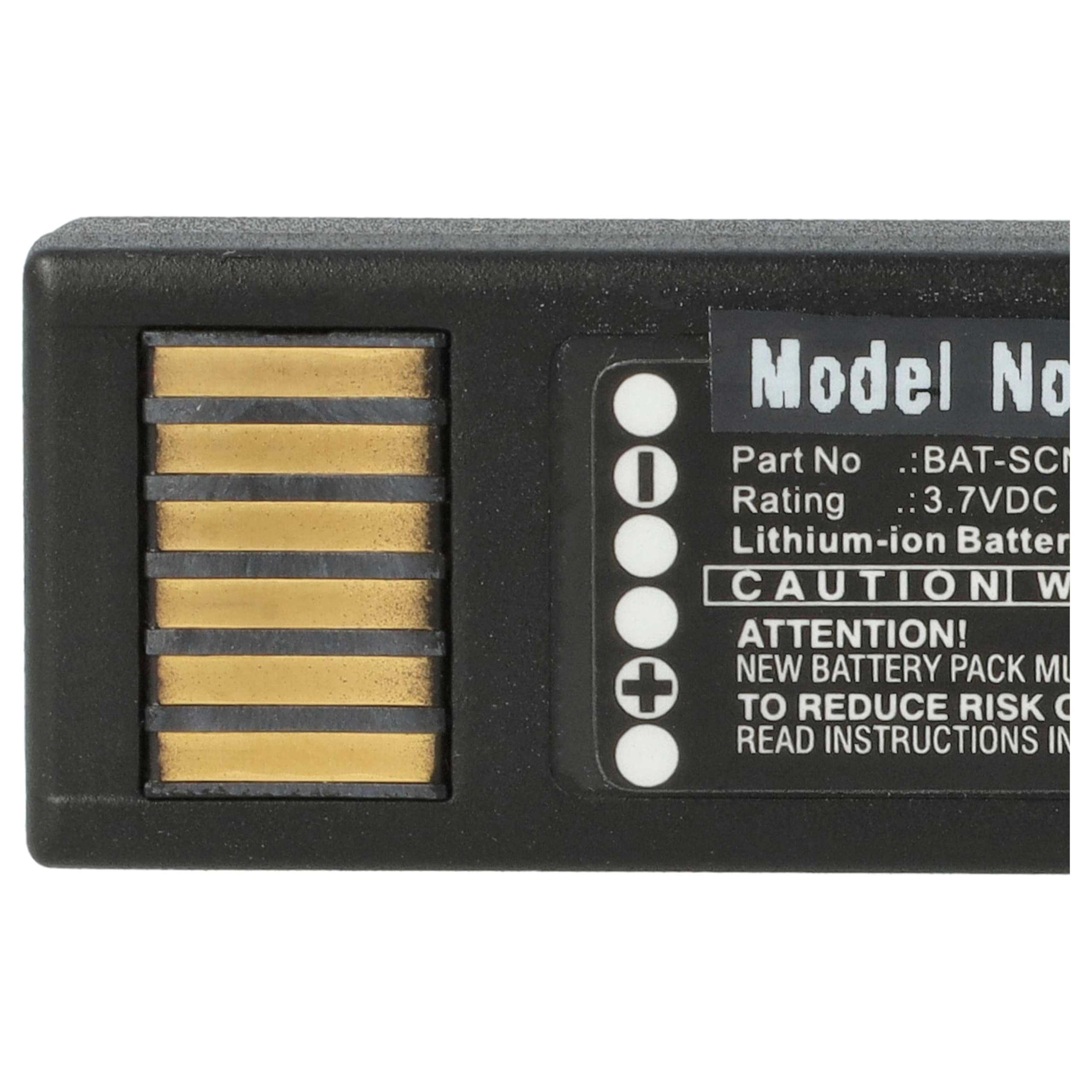 vhbw Akku Ersatz für Honeywell 50148009-001 | BAT-SCN05 für Barcodescanner POS (2400 mAh, 3,7 V, Li-Ion)