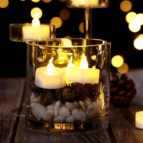 Miniatura 6 de AGPtek velas LED a batería 24 unidades para bodas fiestas festivales
