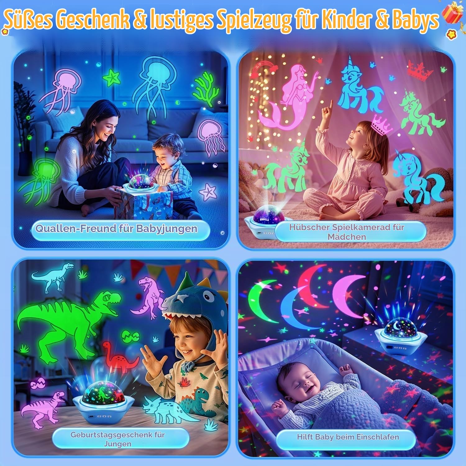 One Fire Star Projector for Kids