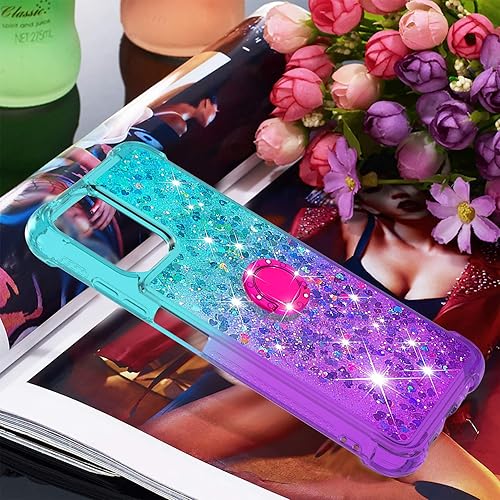 Miniatura 7 de Funda para Redmi Note 10 4G, funda para Redmi Note 10S, brillante efecto arenas movedizas, carcasa protectora de TPU con cuatro esquinas para Redmi