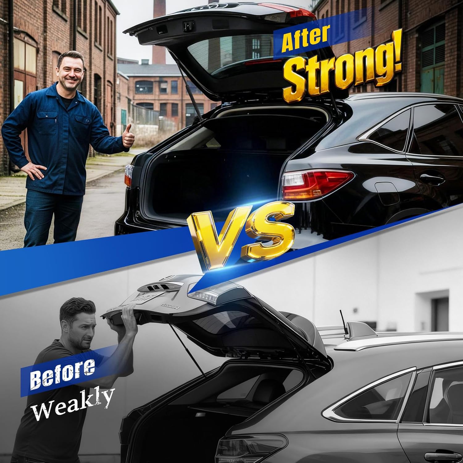 ARANA Rear Hatch Liftgate Struts for Chevy Suburban 2000-2004 & Tahoe 1995-2004, 4557 Tailgate Trunk Shocks Lift Support for Cadillac Escalade & GMC Yukon 1999-2004, 2 Pcs