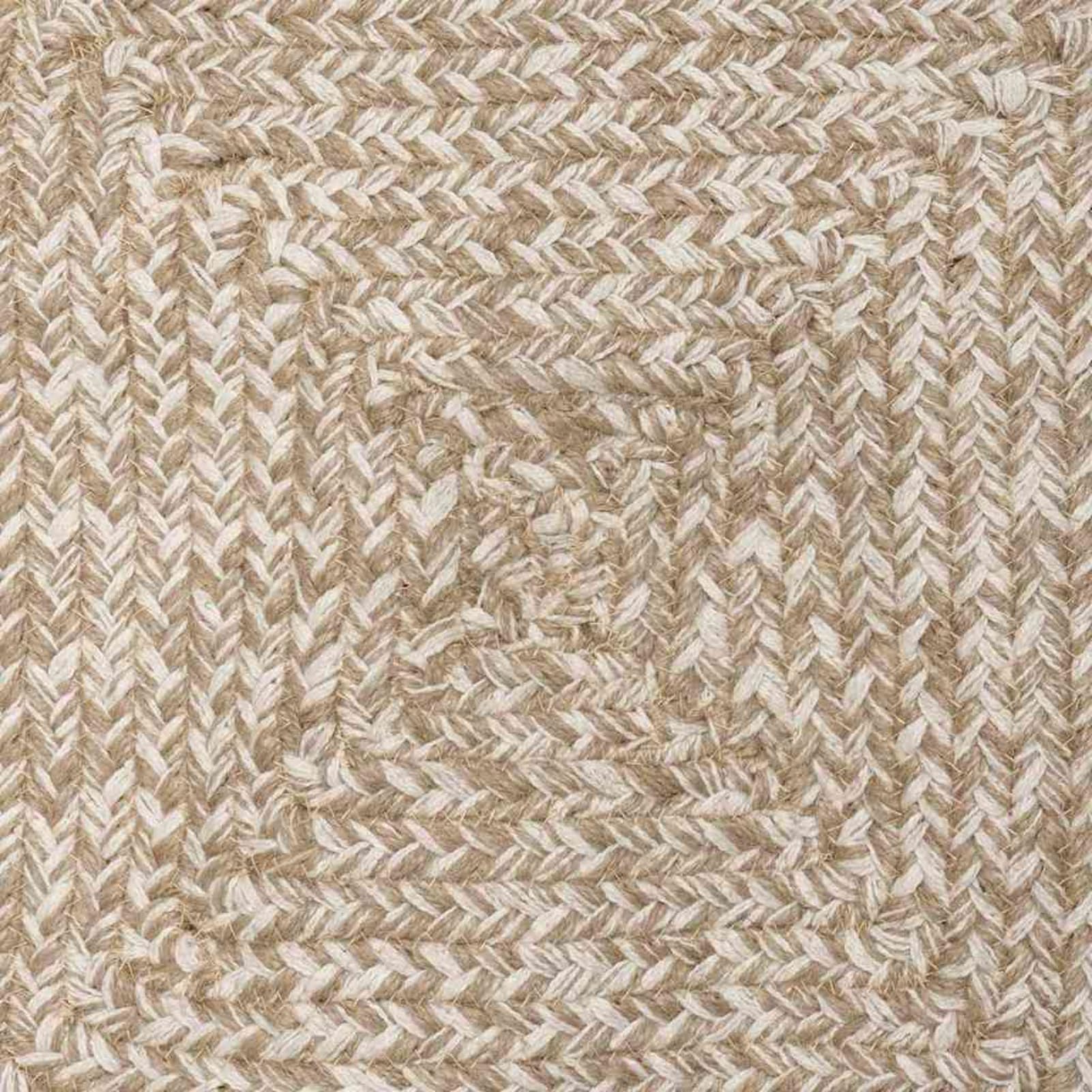Dywan z juty, naturalno-biały, 80 x 150 cm, można prać w pralce – nowoczesny dywan do salonu, na sofę i kącik do czytania, trwały i oczyszczający powietrze
