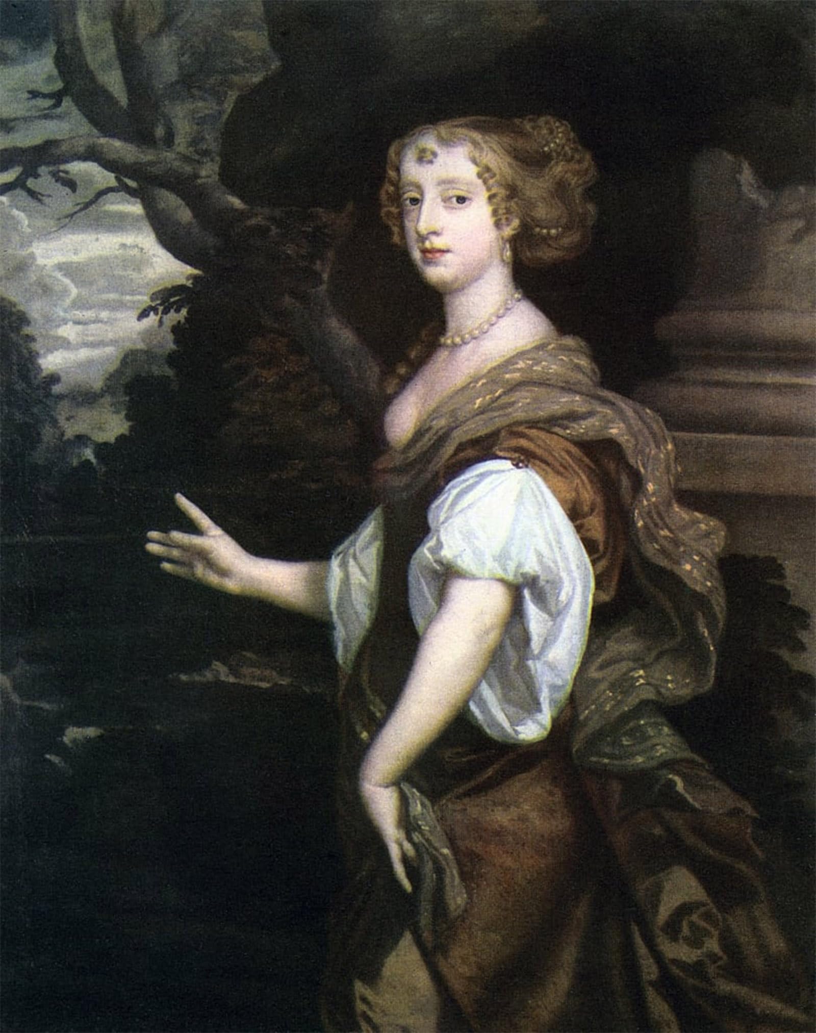 SERENDIPITP Aesthetic Poster Photo Wall Print Retro Picture Elizabeth Wriothesley Countess of Northumberland by Peter Lely Modern Wall Artwork for Home Decor 60x90cm