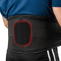 Vista 1 de Cinturón de apoyo para la espalda, soporte lumbar de cintura baja para ciática, hernia de disco, alivio del dolor de espalda escoliosis