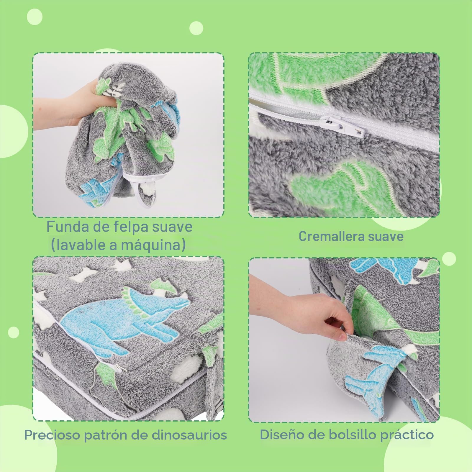 Sofá Infantil Plegable, sofá Cama, extraíble y Lavable, Mini sofá de Juegos para habitación Infantil, sillón Infantil, Gris, 69 x 49 x 33 cm