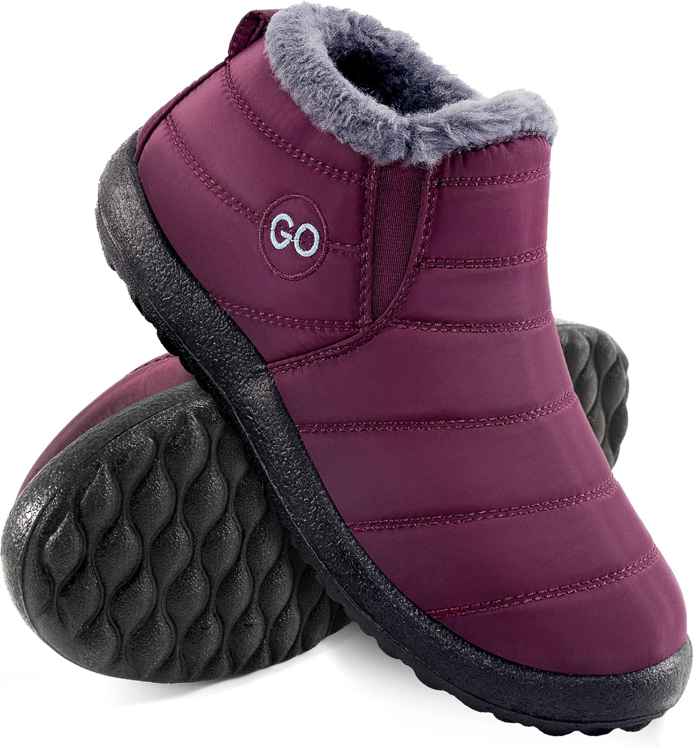 HARENCE Women Snow Boots with Warm Lining & Water-Resistant Upper