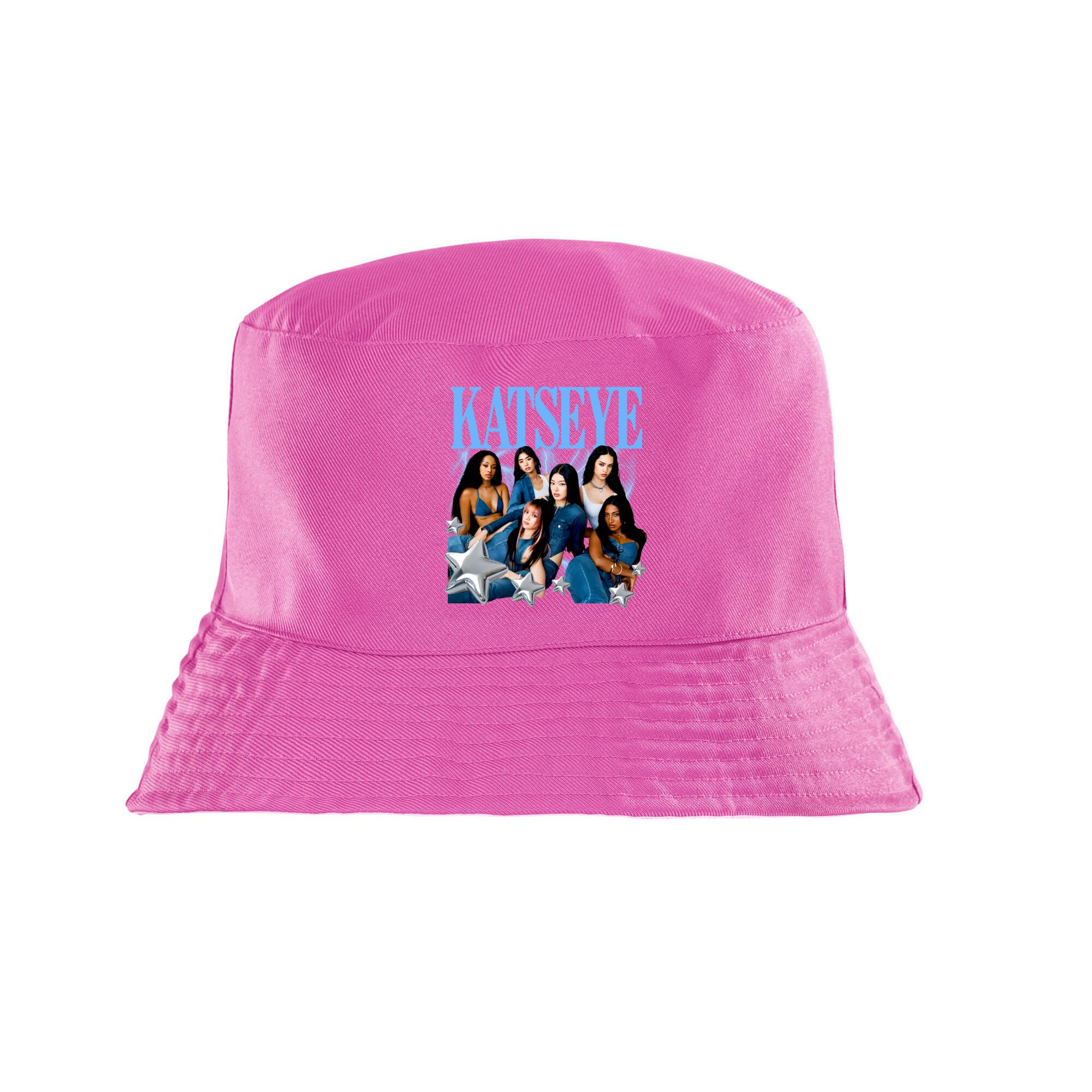 New Spirit Original Unisex Pink Katseye, Cool Trendy Novelty Pop Adults Bucket Hat, Novelty Hats Humerous Iconic Funny Fun Joke Pun Silly Trendy