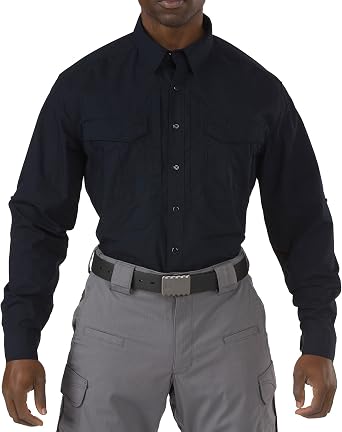 5.11 Tactical Men's Stryke Long Sleeve Shirt, Flex-Tac Stretch Fabric, Teflon Finish, Style 72399