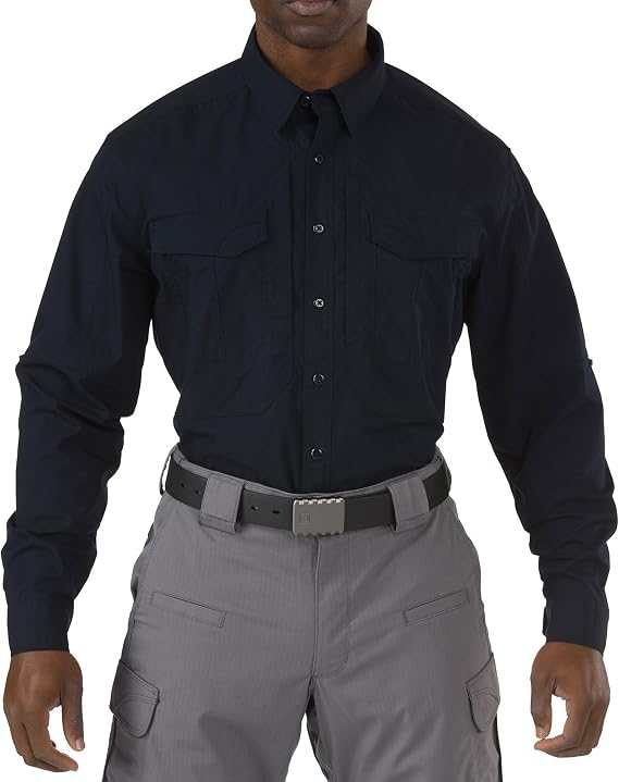 5.11 Tactical Men's Stryke Long Sleeve Shirt, Flex-Tac Stretch Fabric, Teflon Finish, Style 72399