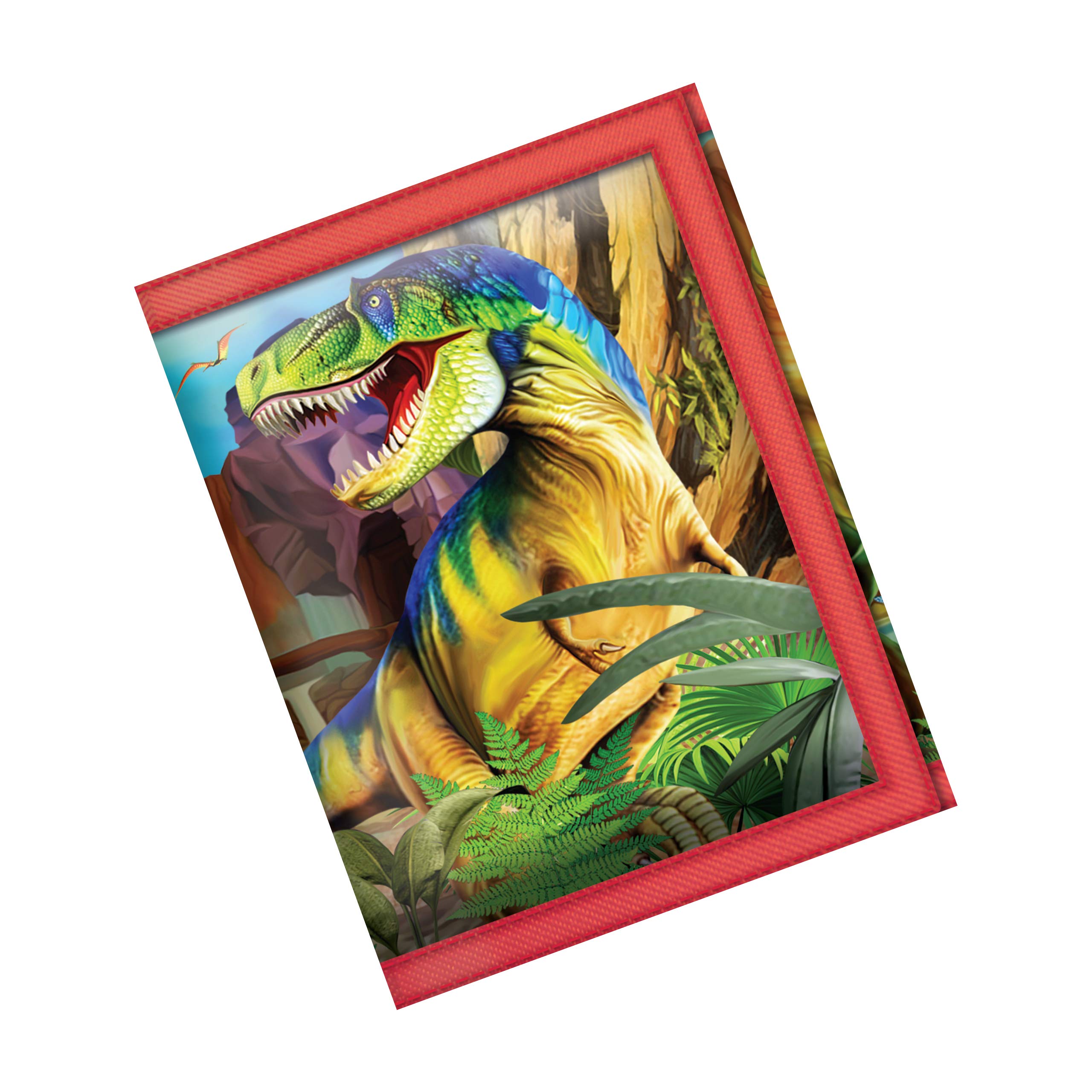 3D LiveLife Wallets - Dino Smiles from Deluxebase. Lenticular 3D Dinosaur Wallet. Cash, coin and card holder with artwork licensed from renowned artist Michael Searle