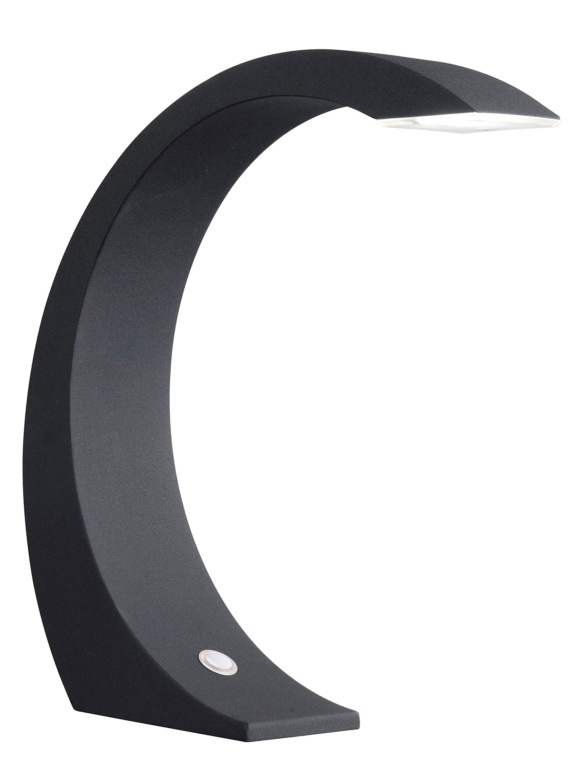 Kenroy Home 32037BL Slide Desk Lamp, 13 Inch Height, 12 Inch Width, 3 Inch Extension, Black