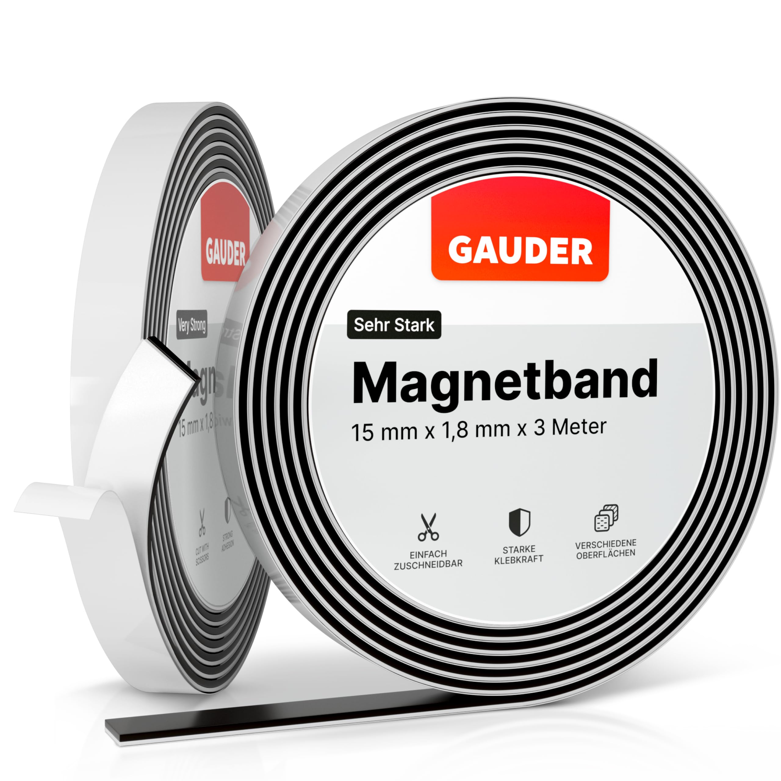 GAUDER Magnetband – selbstklebend stark